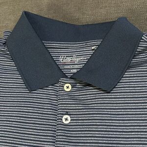 Walter Hagen Navy Striped Men’s Golf Polo- XXL